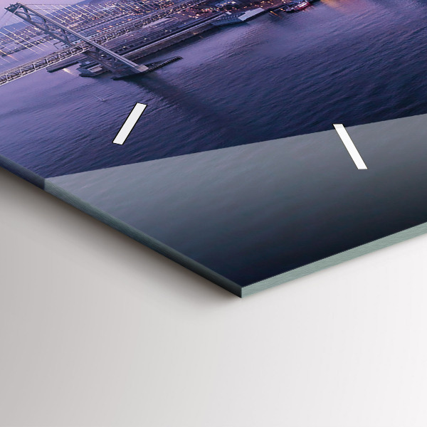 Horizontale Uhr mit motiv Ansicht von San Francisco