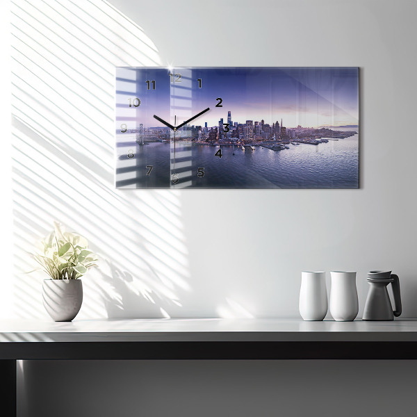Horizontale Uhr mit motiv Ansicht von San Francisco