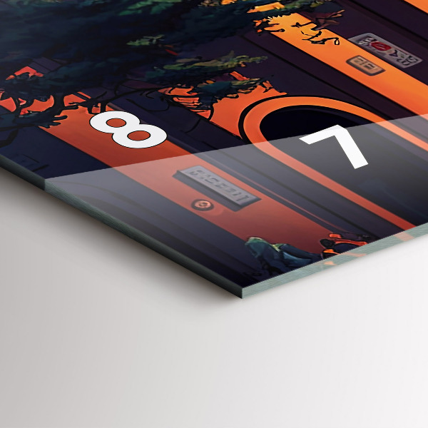 Horizontale Uhr mit motiv Brücke von San Francisco