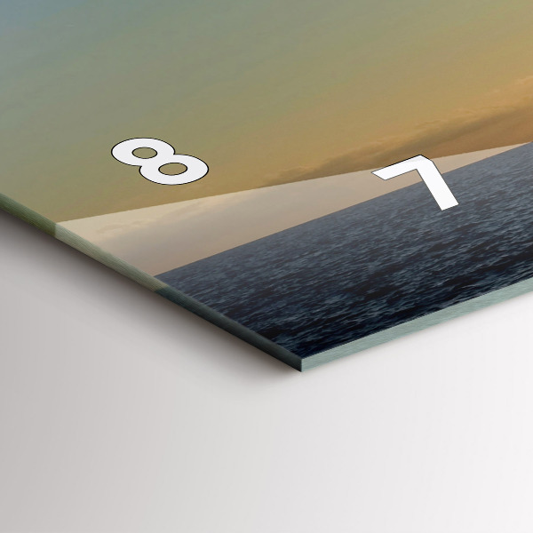 Horizontale Uhr Spanischer Tanz auf dem Meer