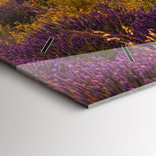 Horizontale Uhr Lavendelwiese Frankreich