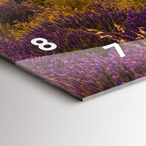 Horizontale Uhr Lavendelwiese Frankreich