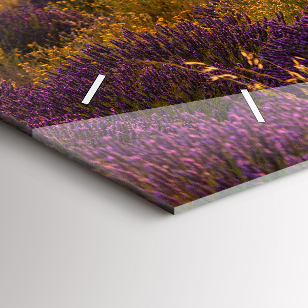 Horizontale Uhr Lavendelwiese Frankreich