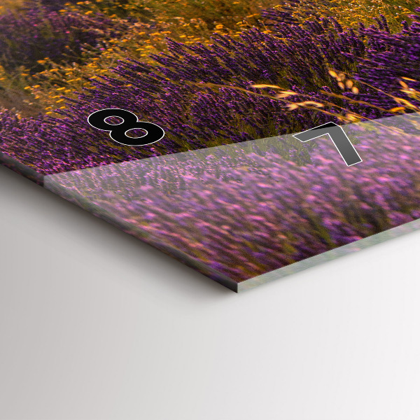 Horizontale Uhr Lavendelwiese Frankreich