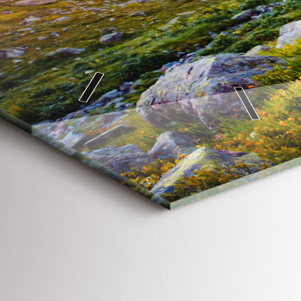 Horizontale Uhr mit motiv Gletscher Mont Blanc Chamonix