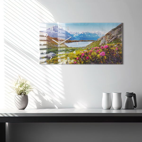 Horizontale Uhr mit motiv Gletscher Mont Blanc Chamonix