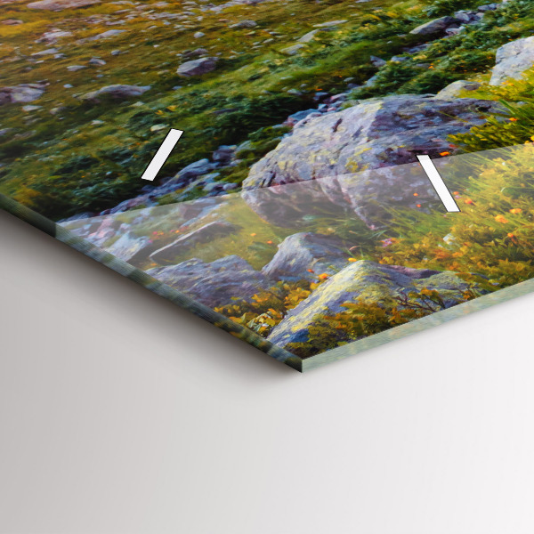 Horizontale Uhr mit motiv Gletscher Mont Blanc Chamonix