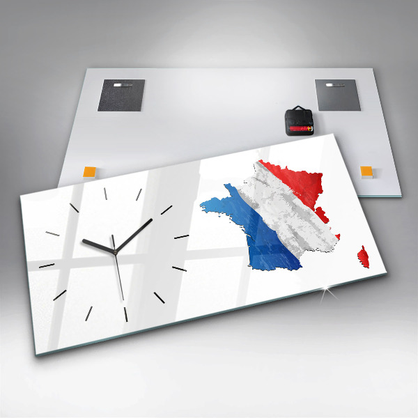 Horizontale Uhr Flagge von Frankreich