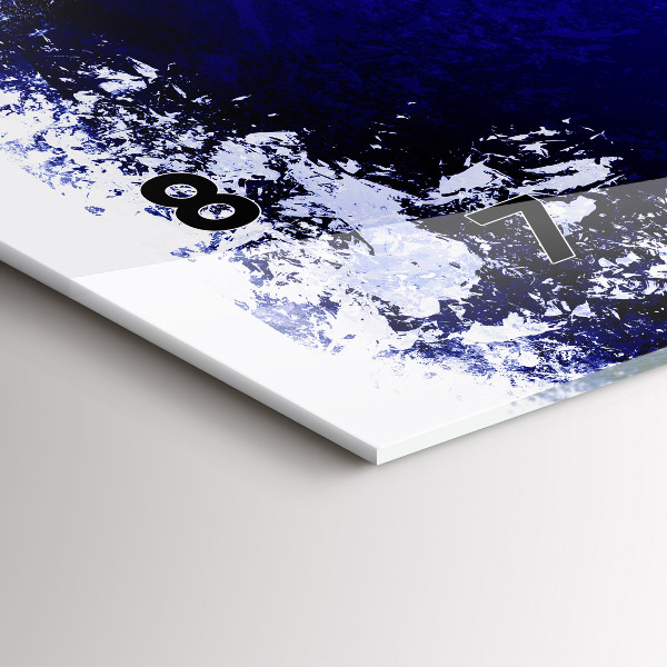 Horizontale Uhr Flagge von Frankreich