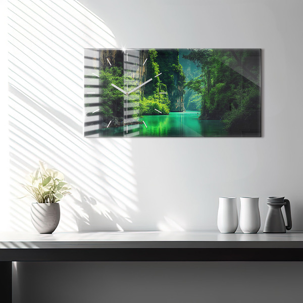 Horizontale Uhr mit motiv Naturlandschaft in Thailand