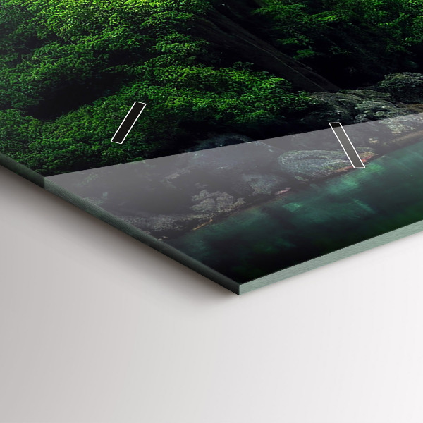 Horizontale Uhr mit motiv Naturlandschaft in Thailand