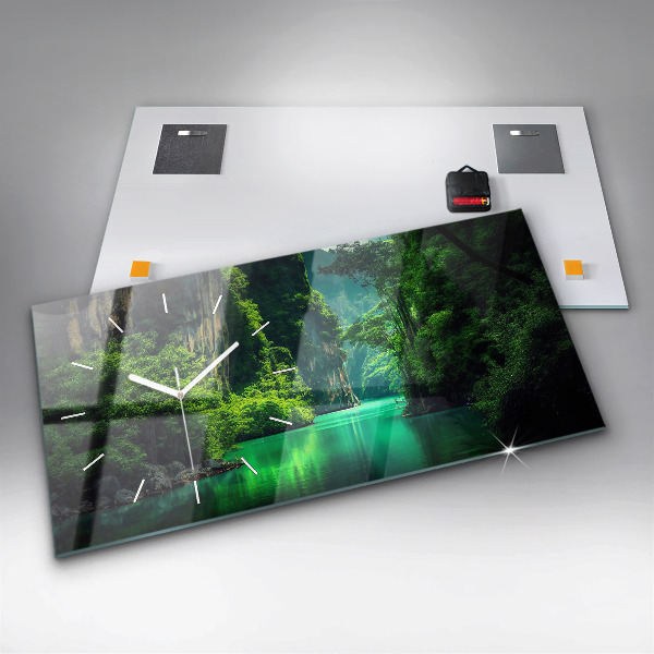 Horizontale Uhr mit motiv Naturlandschaft in Thailand