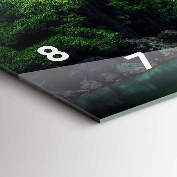 Horizontale Uhr mit motiv Naturlandschaft in Thailand