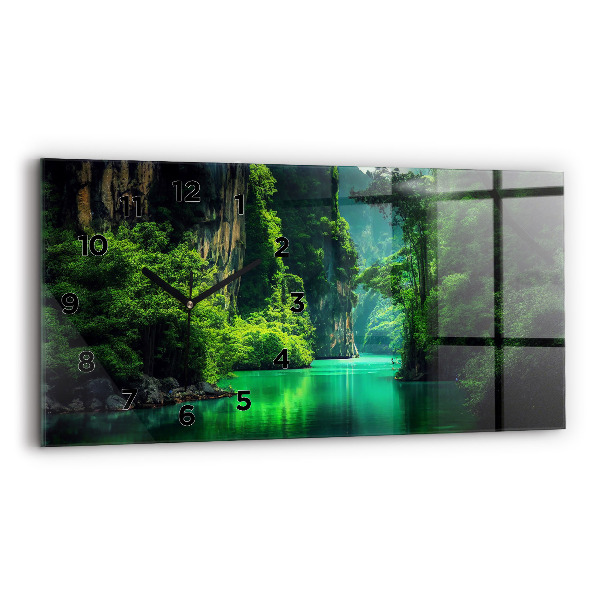 Horizontale Uhr mit motiv Naturlandschaft in Thailand