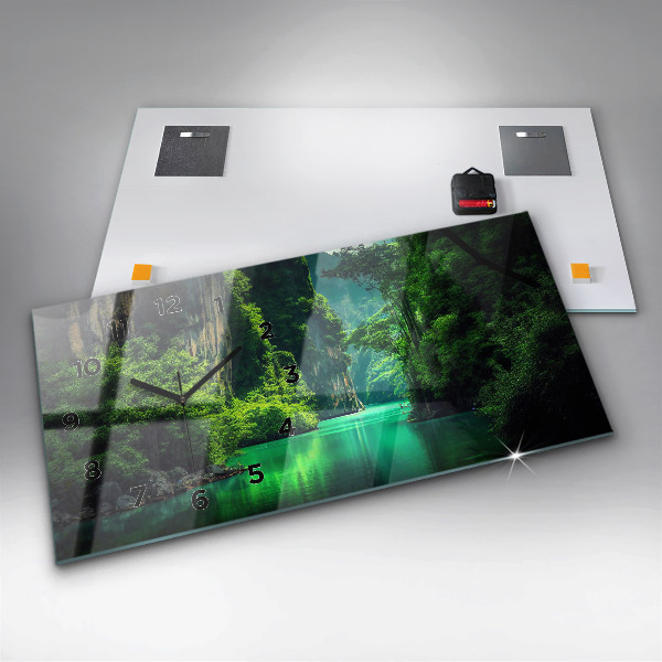 Horizontale Uhr mit motiv Naturlandschaft in Thailand