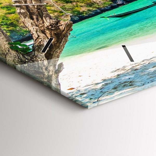 Horizontale Uhr Sonnige Insel Thailand