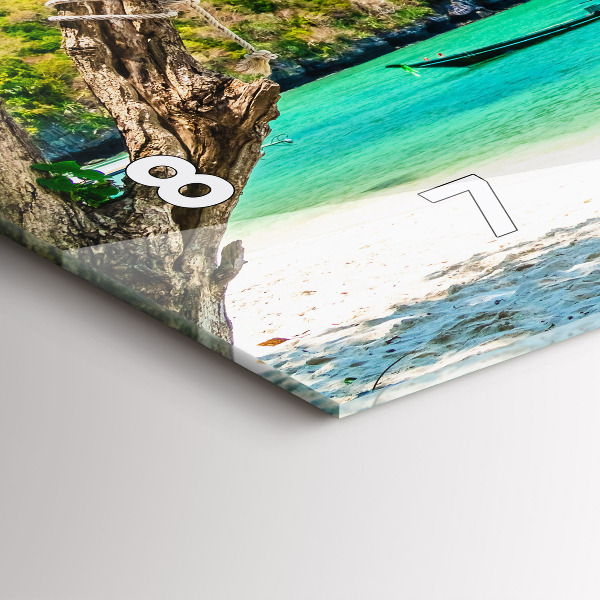 Horizontale Uhr Sonnige Insel Thailand