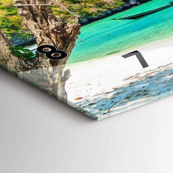 Horizontale Uhr Sonnige Insel Thailand