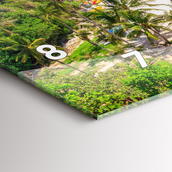 Horizontale Uhr mit motiv Nationalpark Thailand