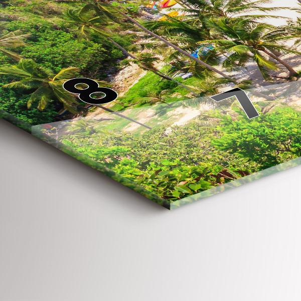 Horizontale Uhr mit motiv Nationalpark Thailand