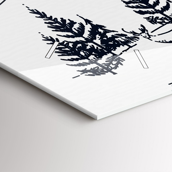 Horizontale Uhr Cartoon-Stadt