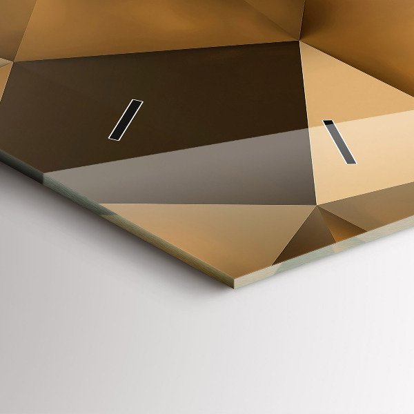 Horizontale Uhr Geometrische Textur