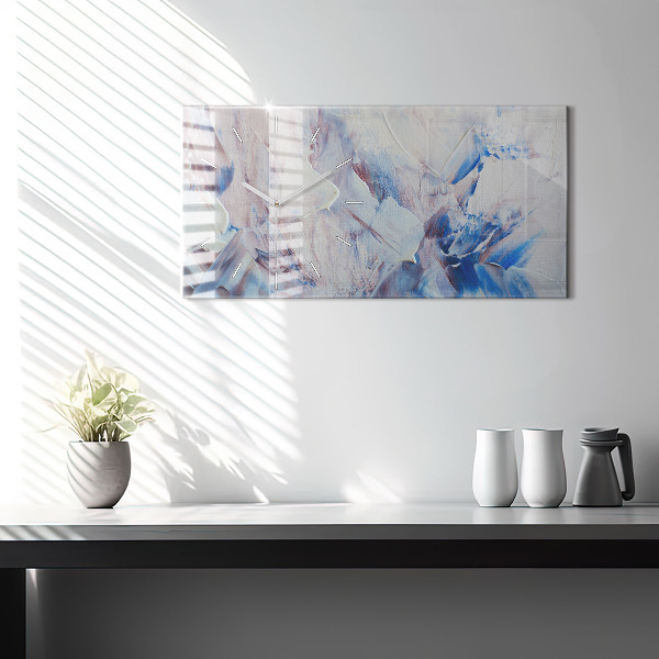 Horizontale Uhr mit motiv Abstrakte Farbe Textur