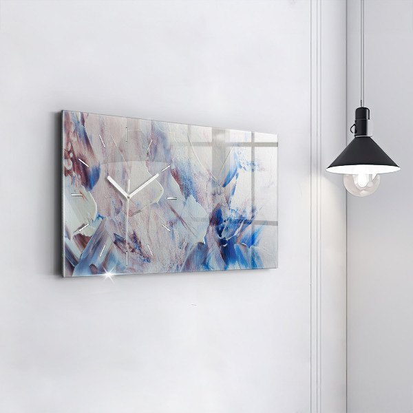 Horizontale Uhr mit motiv Abstrakte Farbe Textur