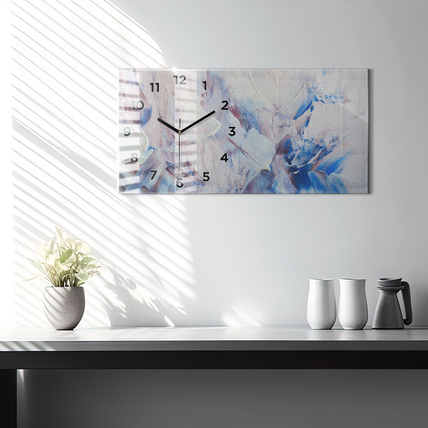 Horizontale Uhr mit motiv Abstrakte Farbe Textur