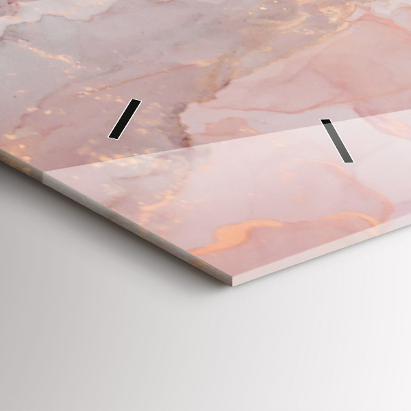 Horizontale Uhr Marmor Textur