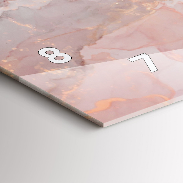 Horizontale Uhr Marmor Textur