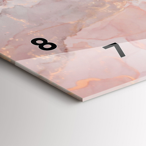 Horizontale Uhr Marmor Textur