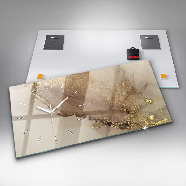 Horizontale Uhr mit motiv Moderne Kunst