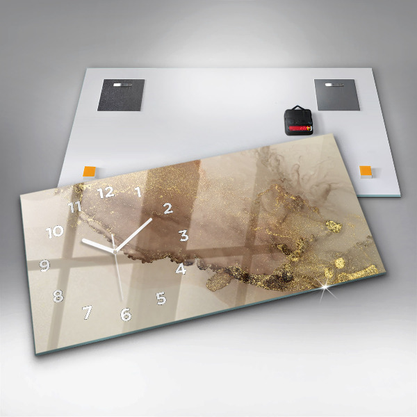 Horizontale Uhr mit motiv Moderne Kunst