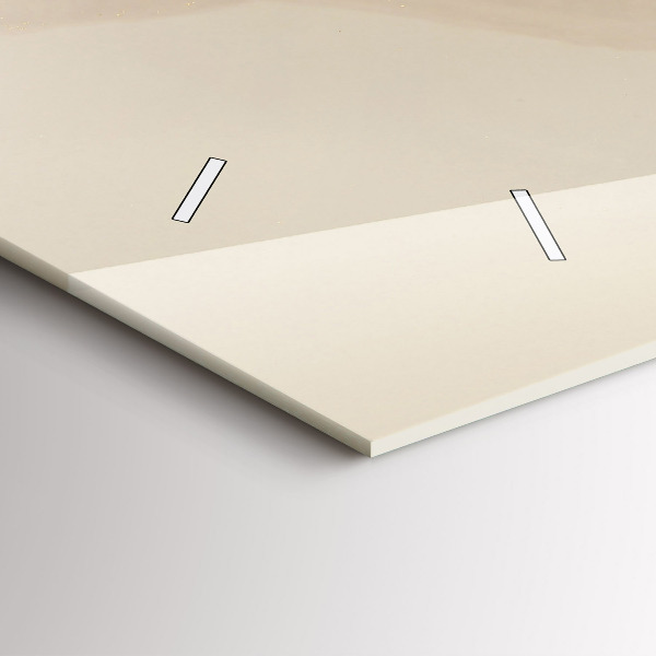 Horizontale Uhr mit motiv Moderne Kunst