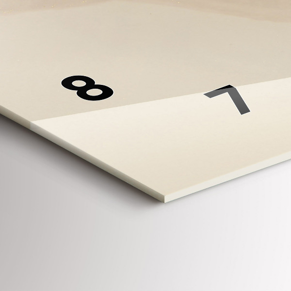 Horizontale Uhr mit motiv Moderne Kunst