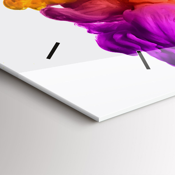 Horizontale Uhr mit motiv Regenbogen der Farben