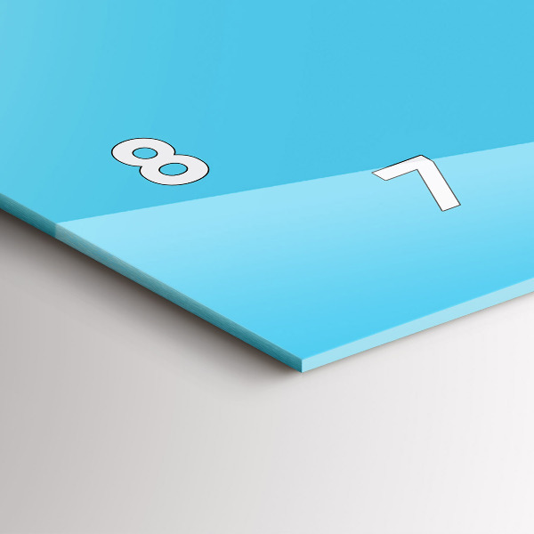 Horizontale Uhr mit motiv Glühbirne Zeichnung