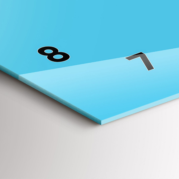 Horizontale Uhr mit motiv Glühbirne Zeichnung