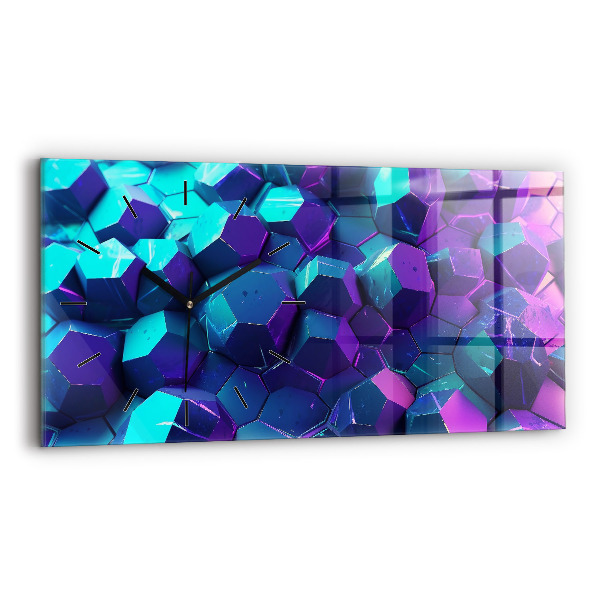 Horizontale Uhr Geometrische Formen