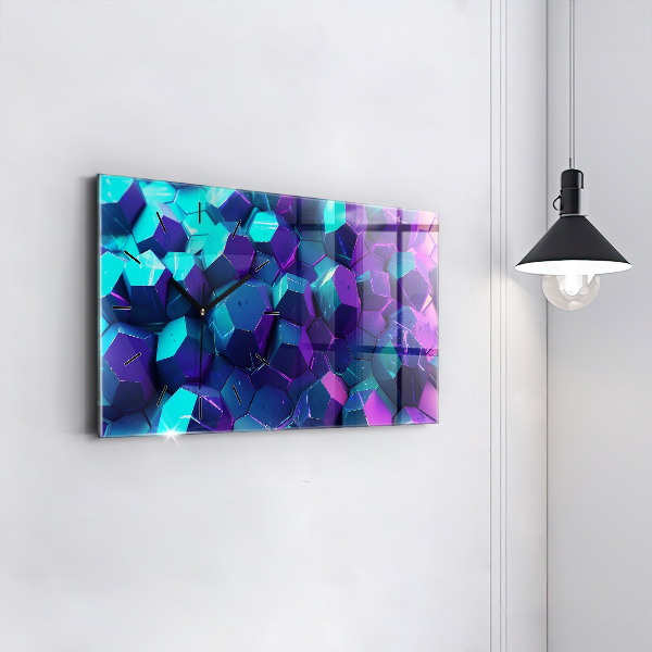 Horizontale Uhr Geometrische Formen