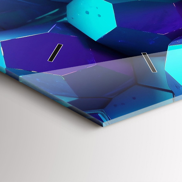 Horizontale Uhr Geometrische Formen