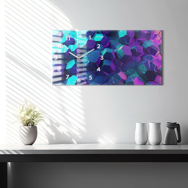 Horizontale Uhr Geometrische Formen