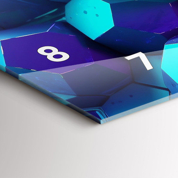 Horizontale Uhr Geometrische Formen