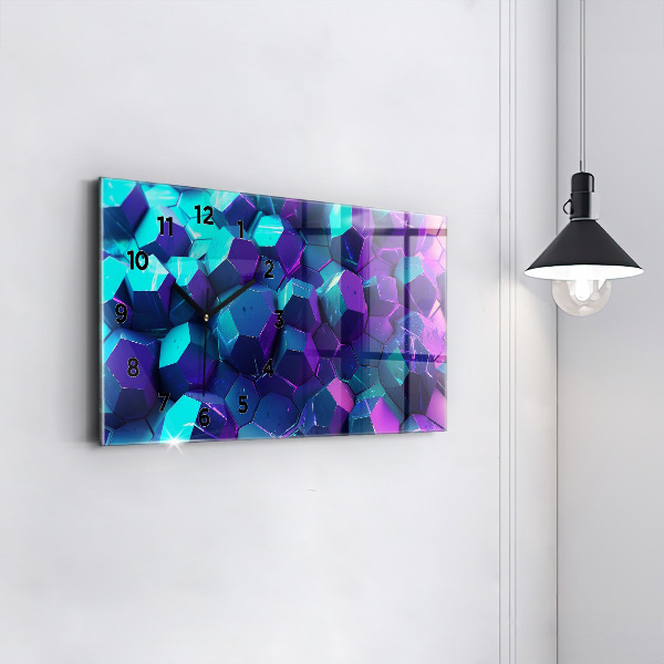 Horizontale Uhr Geometrische Formen