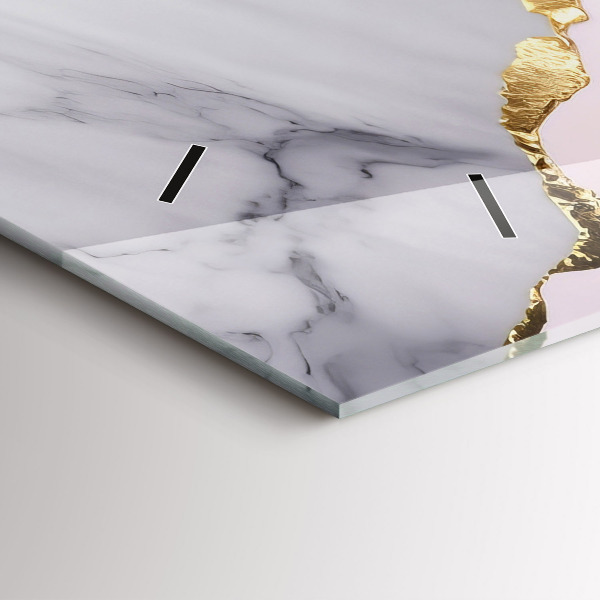 Horizontale Uhr mit motiv Marmor-Muster