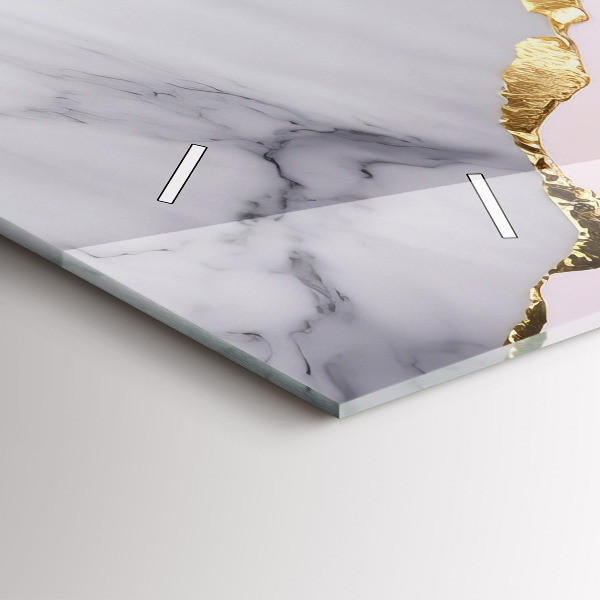 Horizontale Uhr mit motiv Marmor-Muster