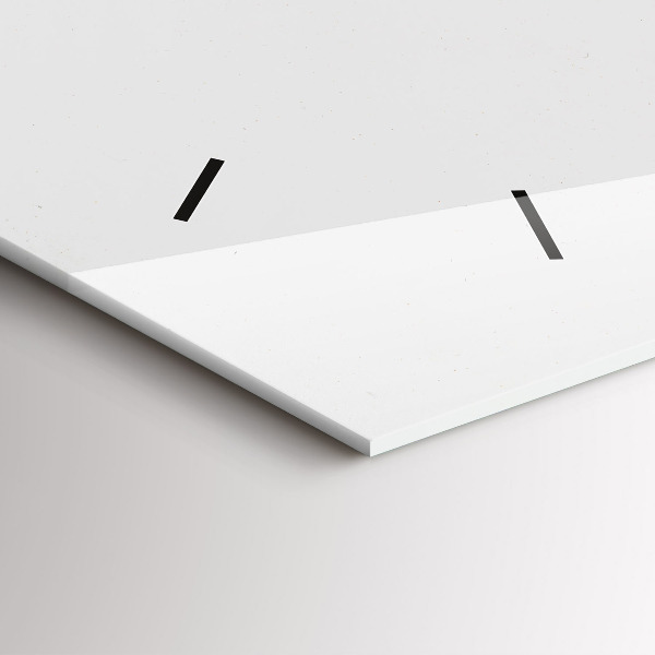 Horizontale Uhr mit motiv Marmor-Kunst