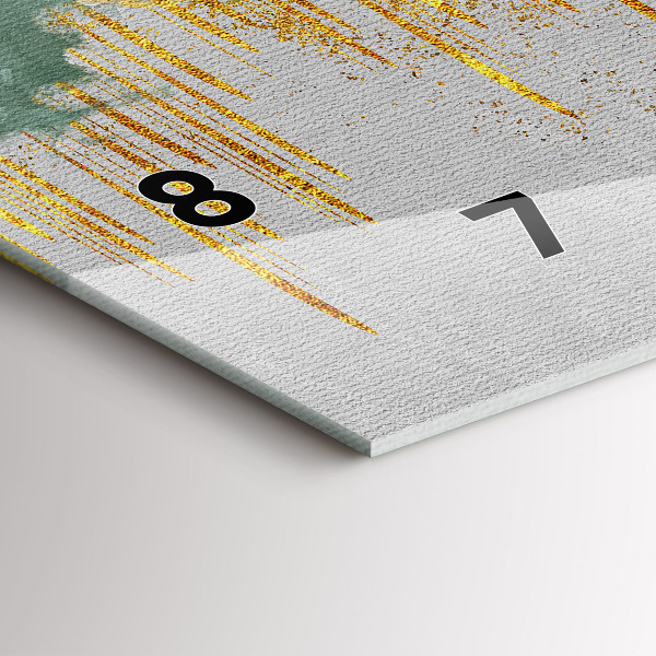 Horizontale Uhr Dekoratives Muster