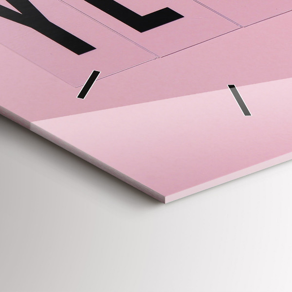 Horizontale Uhr mit motiv Ja, du kannst